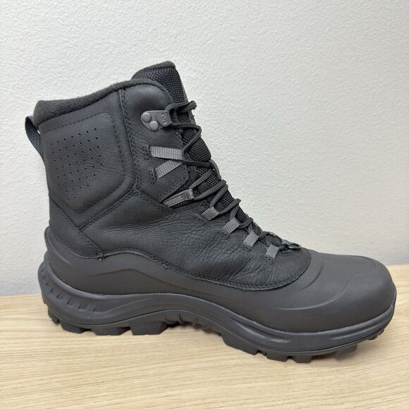 Merrell Boots Mens 11.5 Thermo Overlook 2 Mid Waterproof Wool Vibram Snow Boots - Picture 4 of 15